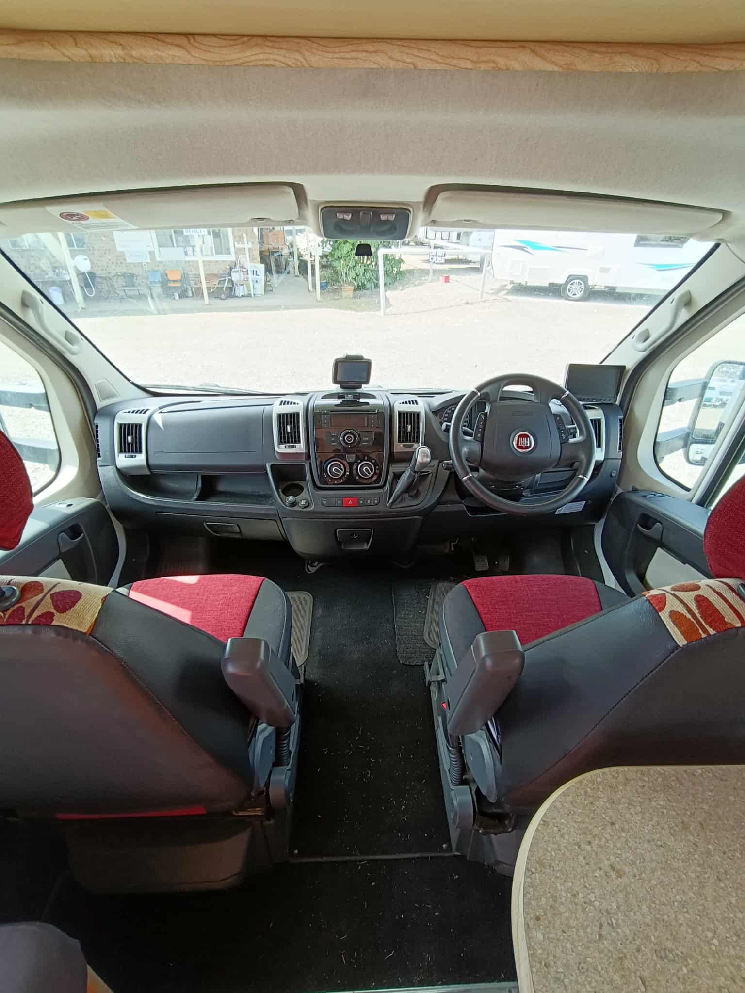 Interior View of a Motorhome Cab — Great Lakes Caravans & RV P/L In Newcastle, NSW