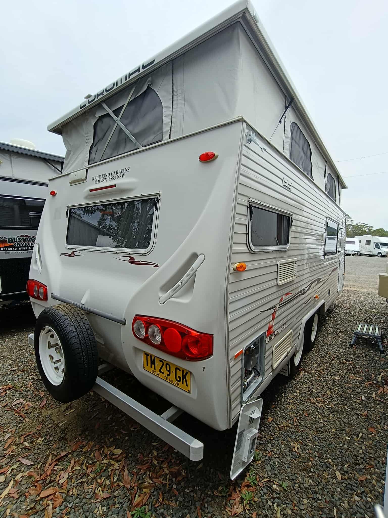 Silver Camper Trailer With Pop-up Roof — Great Lakes Caravans & RV P/L In Taree, NSW
