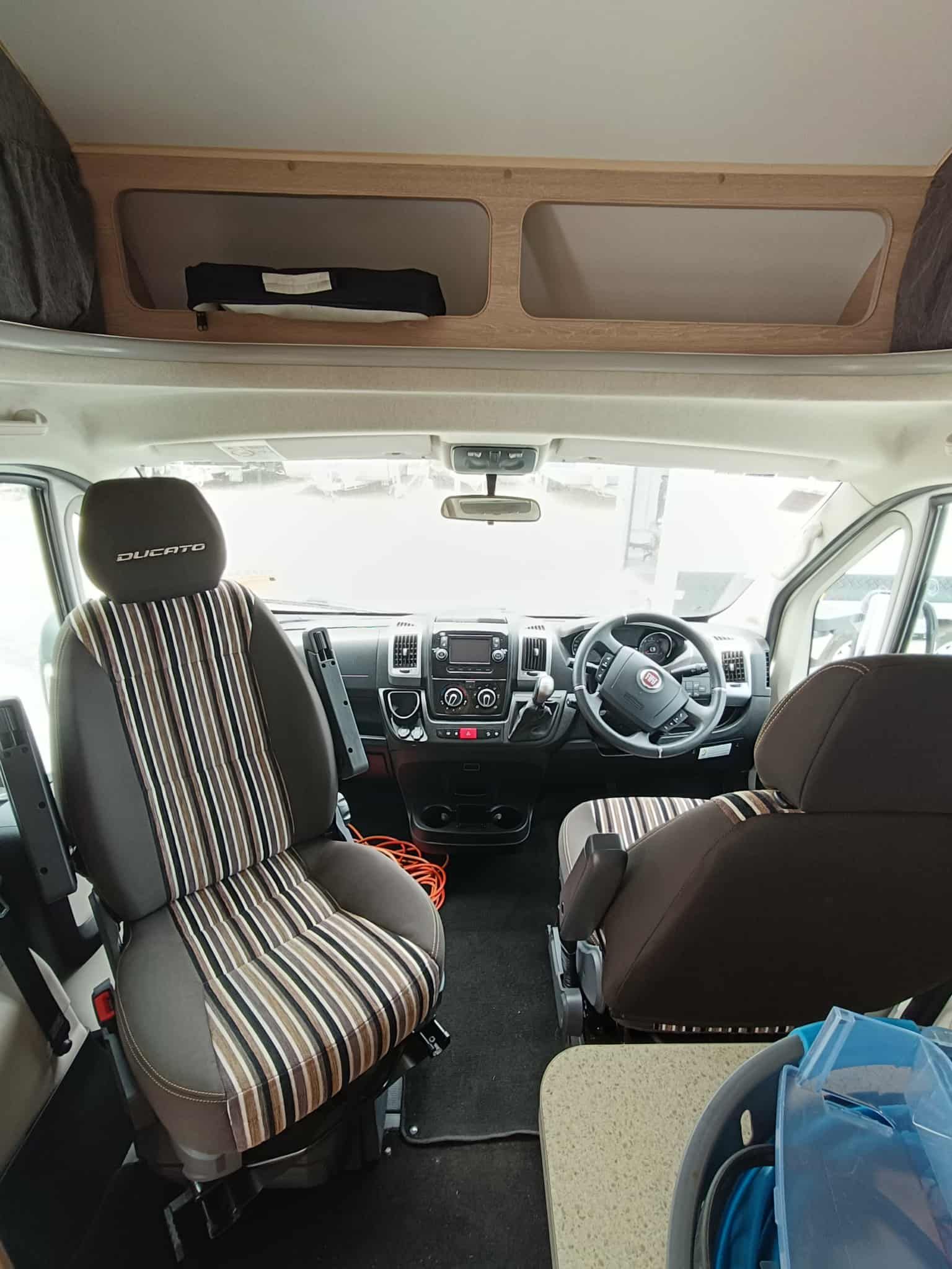 Interior of a Campervan With Driver and Passenger Seats — Great Lakes Caravans & RV P/L In Taree, NSW