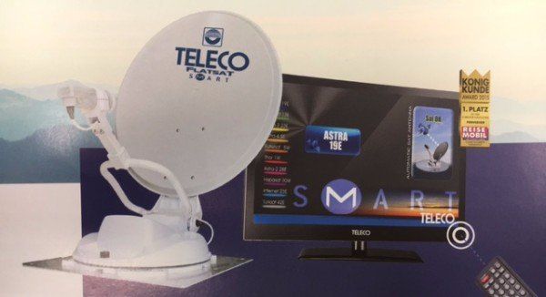 Un'antenna da campeggio