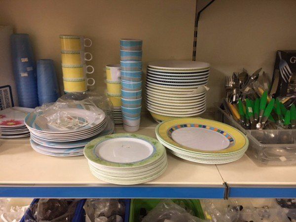 Stoviglie per camping