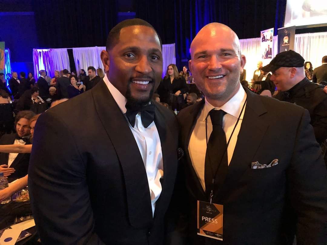 Joshua T Berglan and Ray Lewis
