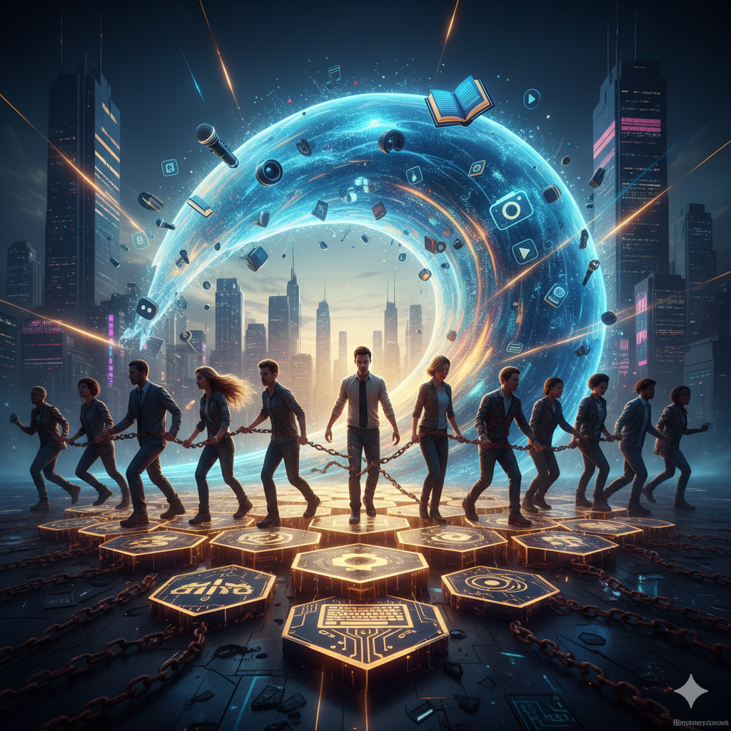 The age of the employee is over. Discover how AI and the $480B creator economy are forging a new cla