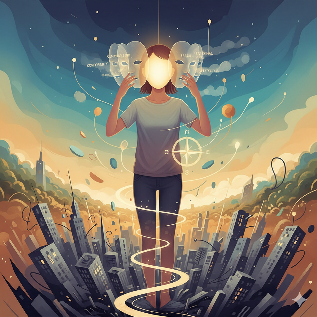 Explore the crisis of authenticity in the modern world. Learn how consciousness, identity, and well-