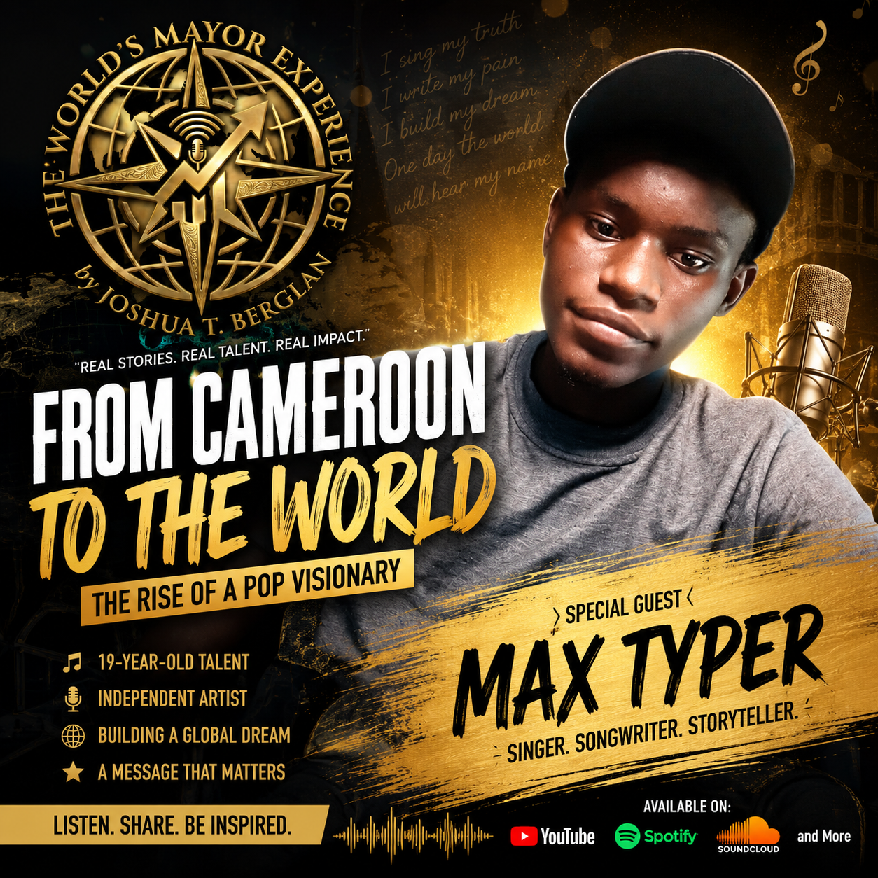 Max Typer: Cameroon's Sovereign 19-Year-Old Pop Star - 