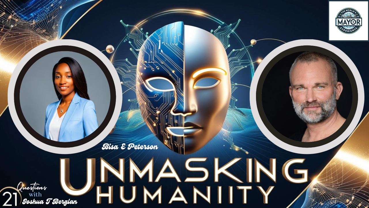 Unmasking Humanity: 21 Questions with Joshua T. Berglan ft. Bisa E. Peterson of Microtron AI