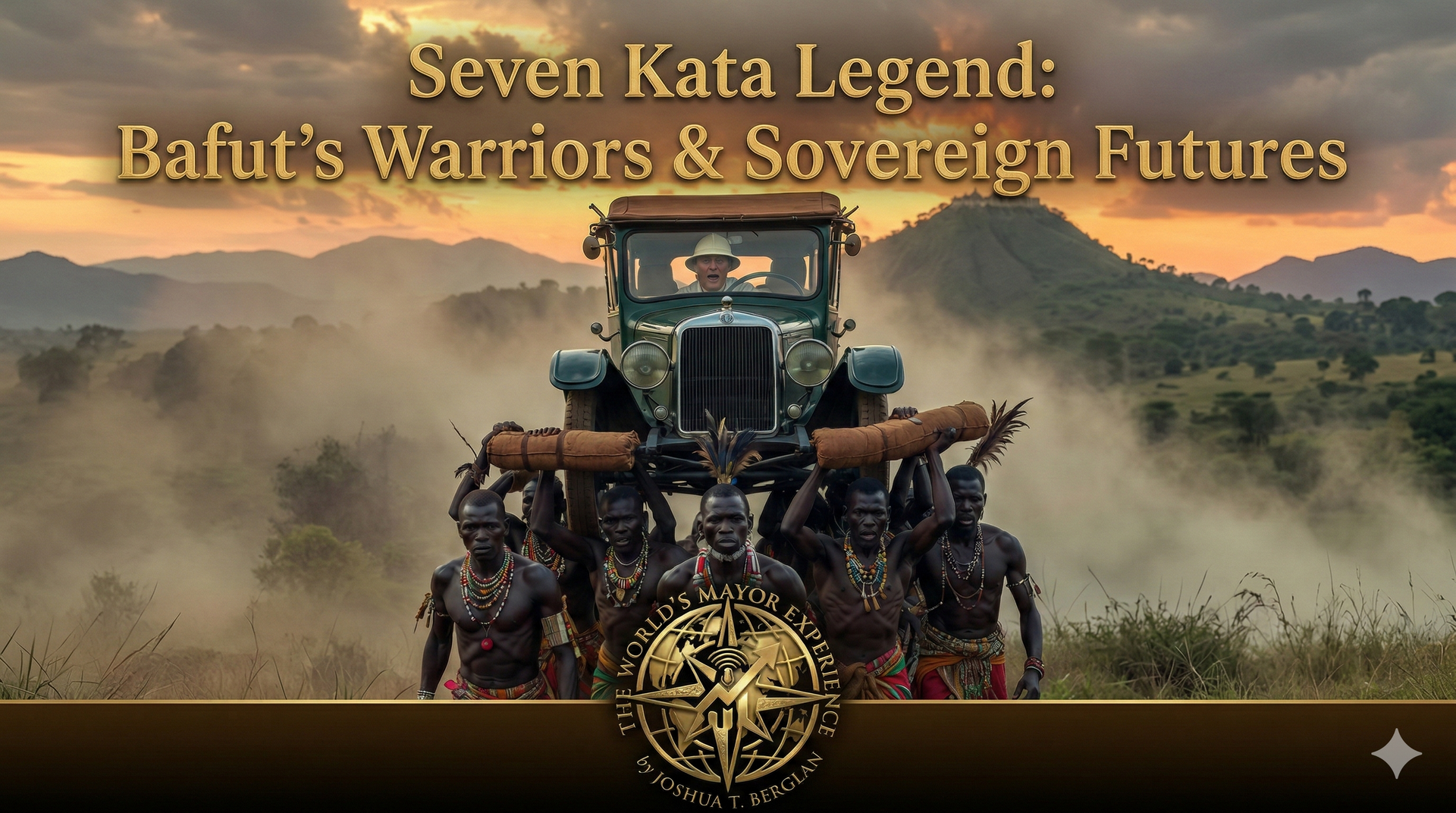The Seven Kata legend tells how Bafut warriors carried a European car on their heads.