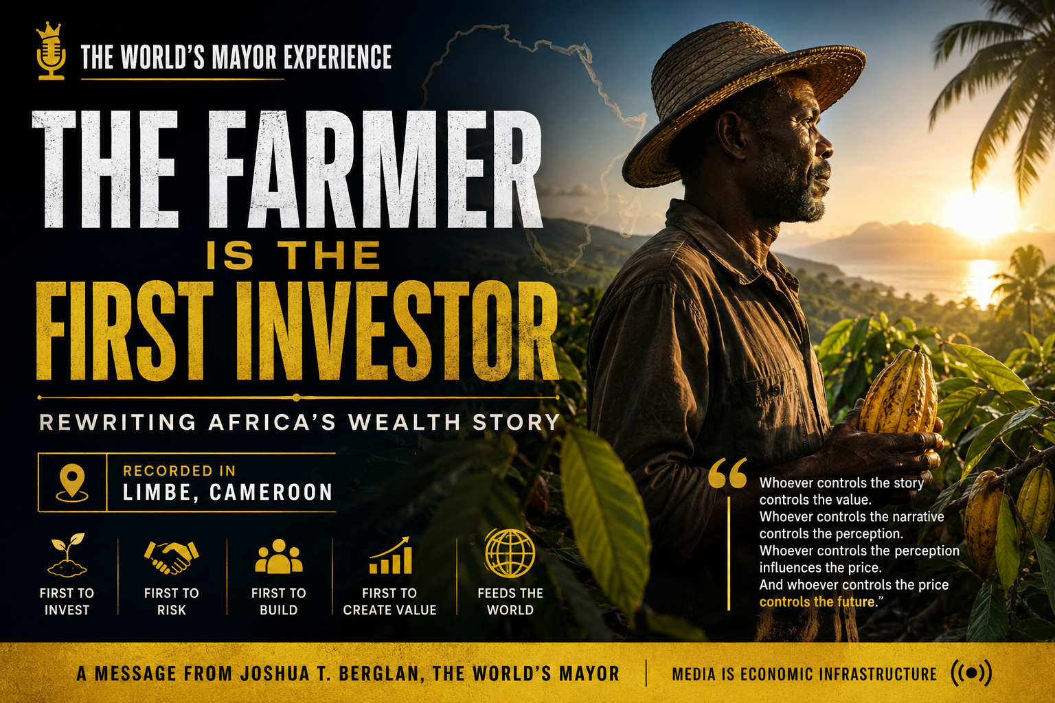 Before chocolate, coffee, or cocoa profits — there is a farmer. 