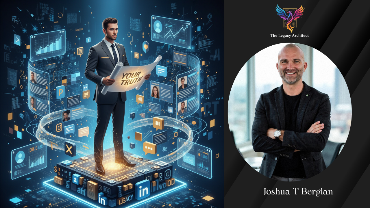 Build a powerful, consistent personal brand. Legacy Architect Joshua T Berglan shares a 4-step bluep