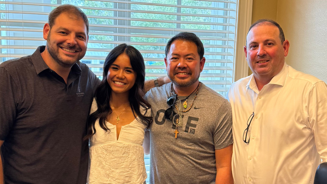 Ben Whitman, Esq., Savannah Caballes (Daughter), Germel Caballes (Husband), Richard Millian, Esq.