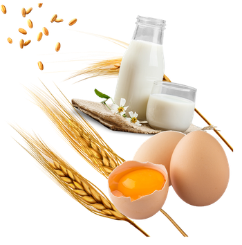 LATTE UOVA GRANO INGREDIENTI FRESCHI