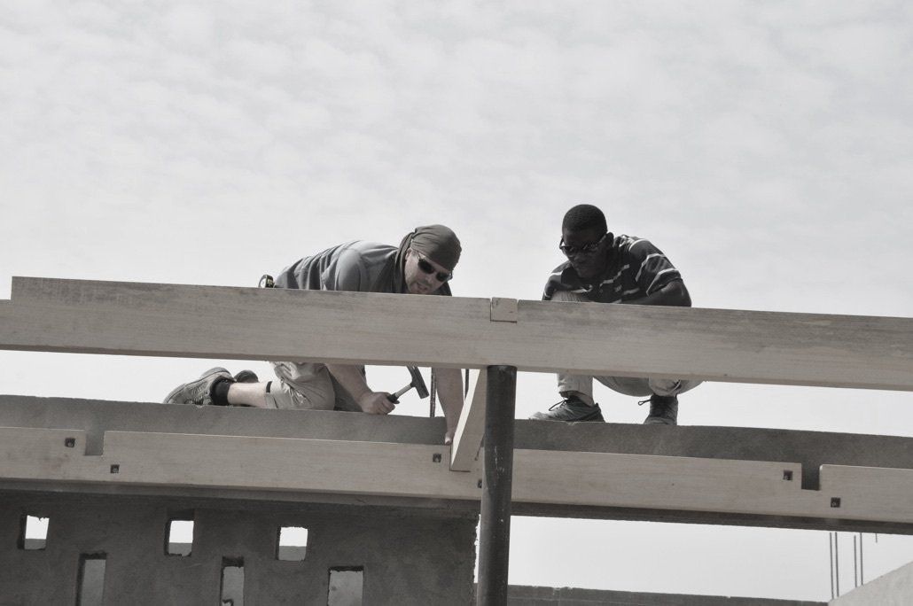 Construyendo una escuela en Mauritania