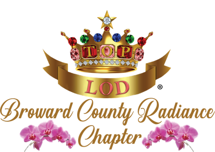 A logo for the broward county radiance chapter