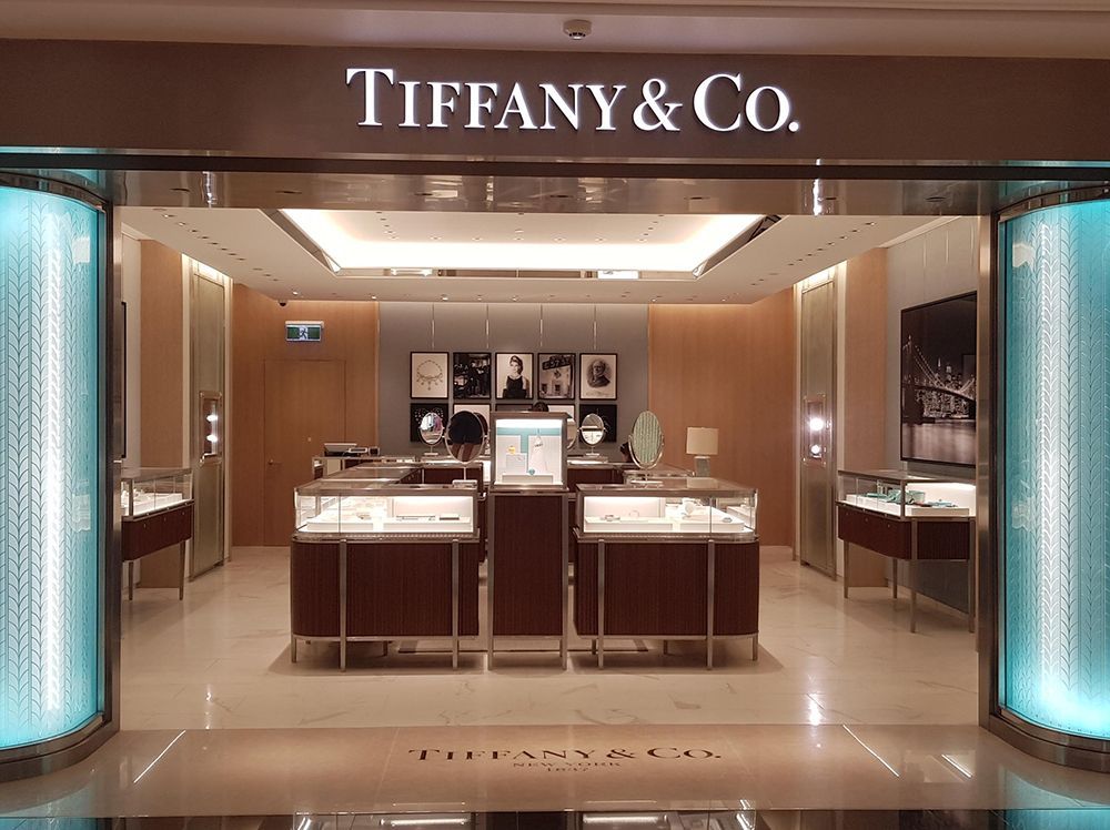 The Inside of a Tiffany & Co. Store with a Lot of Display Cases — Cairns Excel Electrics In Bungalow, QLD