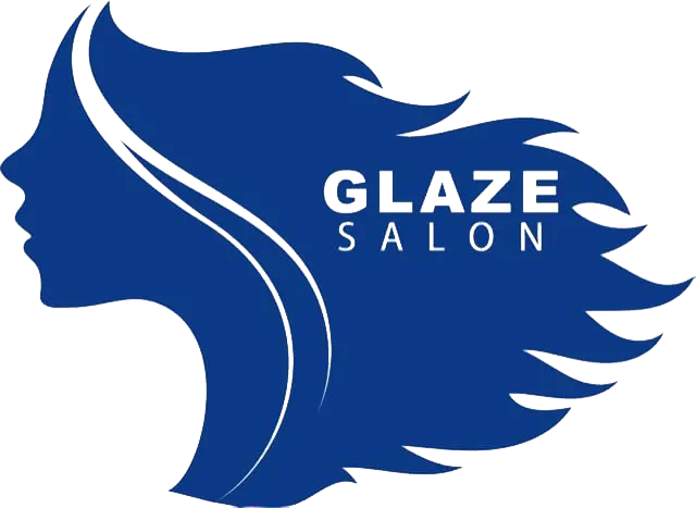 Blue silhouette of a woman's face with flowing hair, the words 