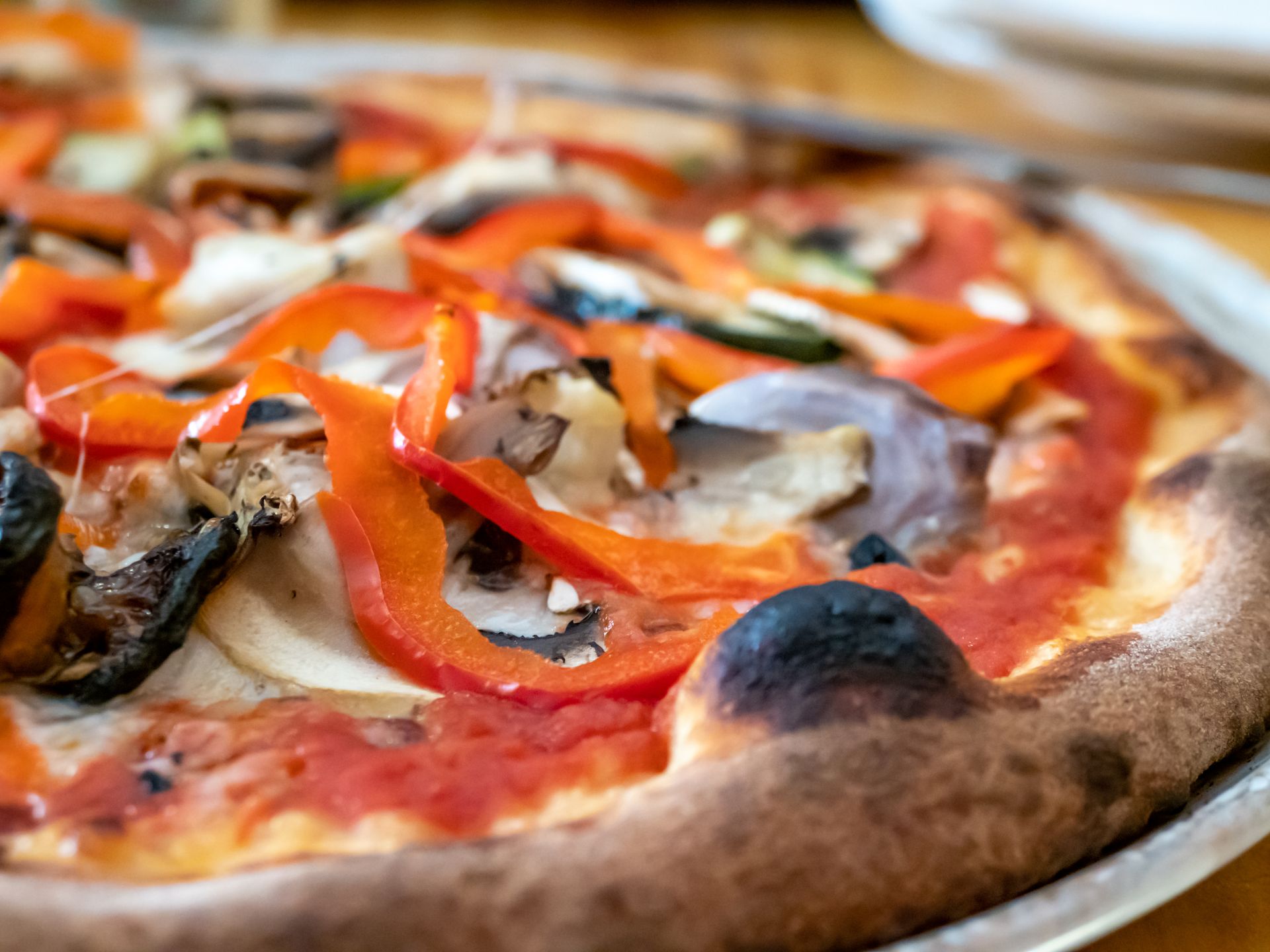 Pizza al ristorante Sporting