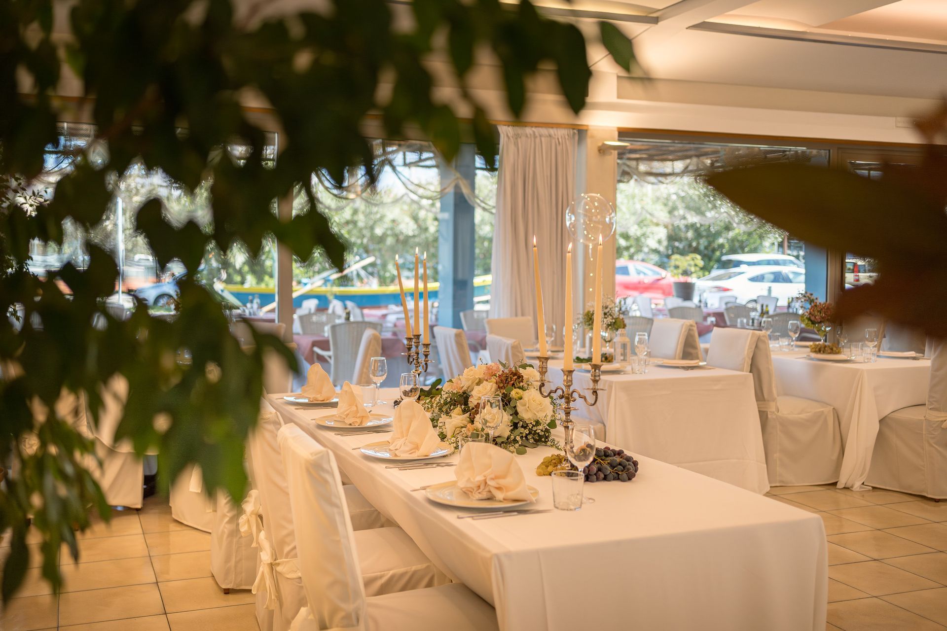 Una prospettiva della sala grande