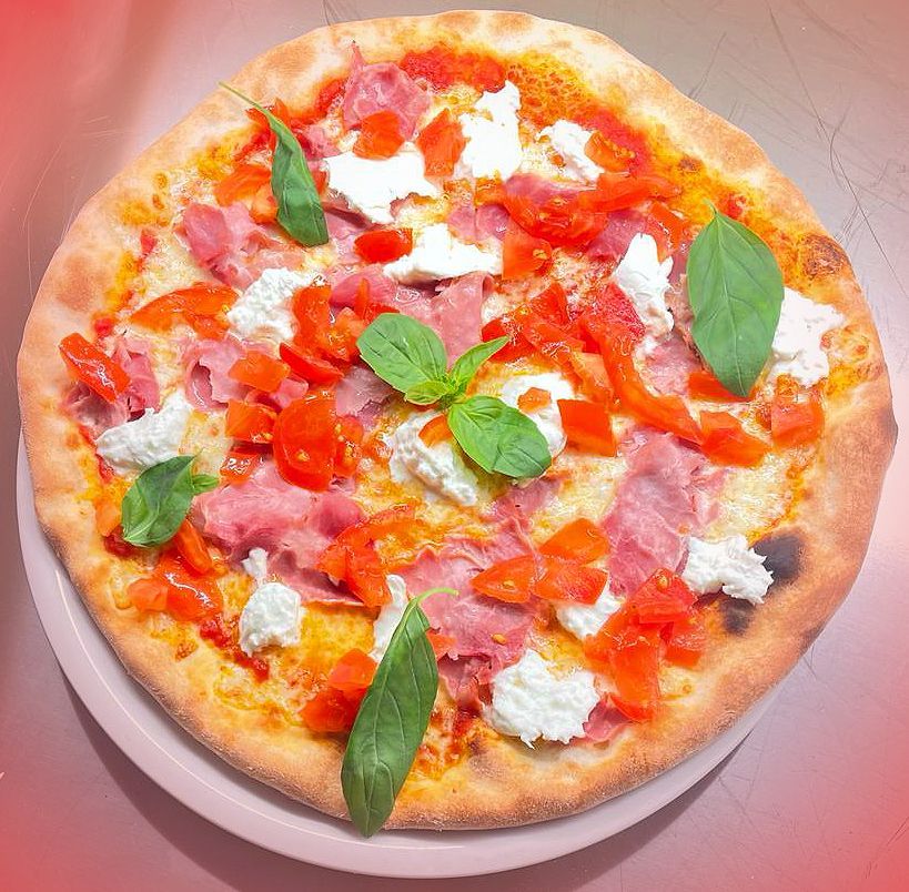 Pizza al ristorante Sporting