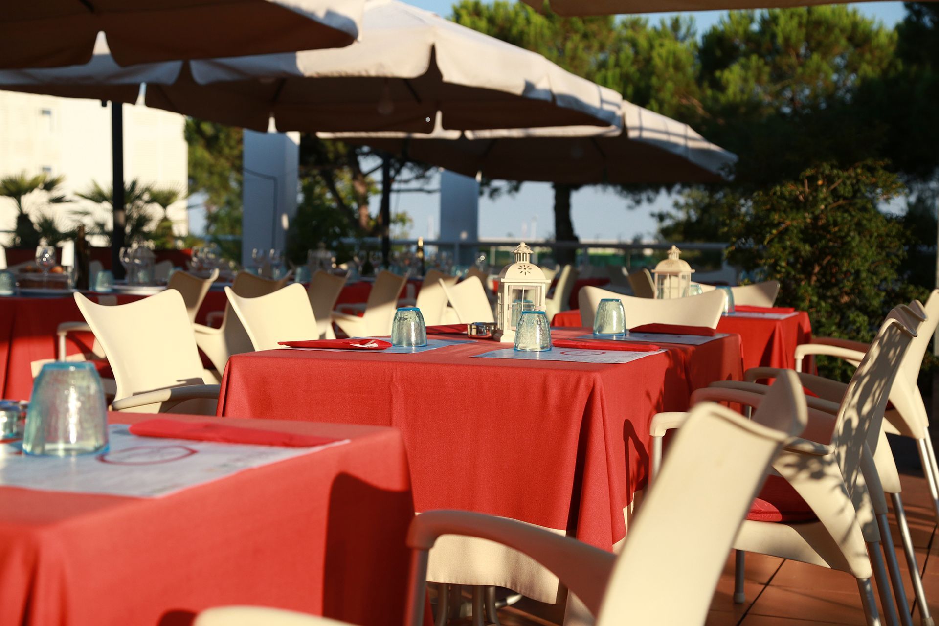 la terrazza dello Sporting