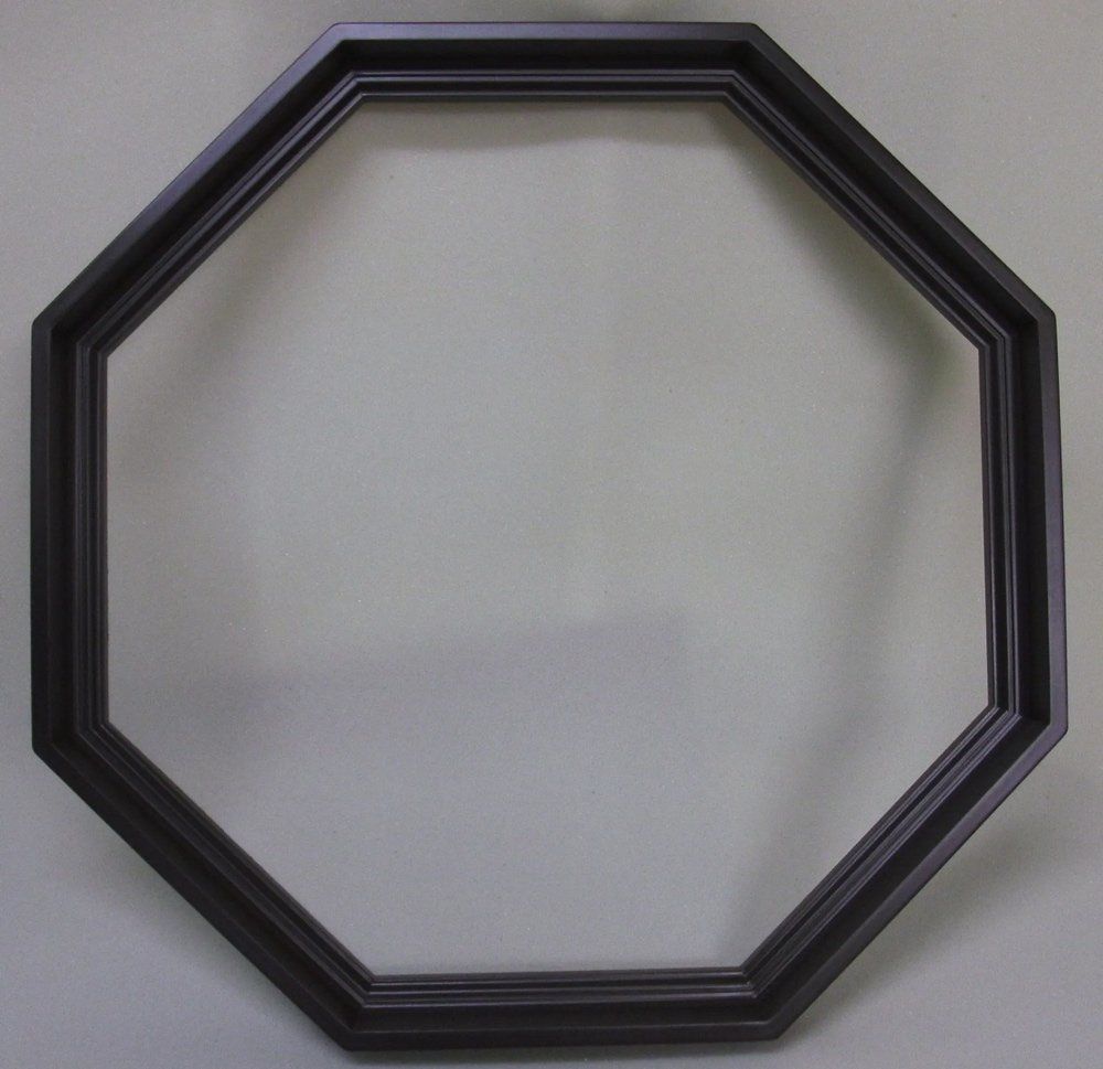 Black Octagon Window Frame — St. Anthony, IN — Tri Plastics
