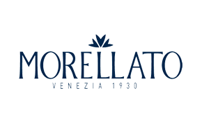 Un logo del marchio di colore blu scuro con la scritta 