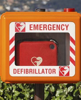 External automated defibrillator
