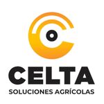Un logotipo para Celta Soluciones Agrícolas con un círculo amarillo y negro.