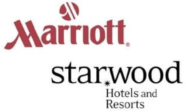 Two logos for marriott and starwood hotels and resorts