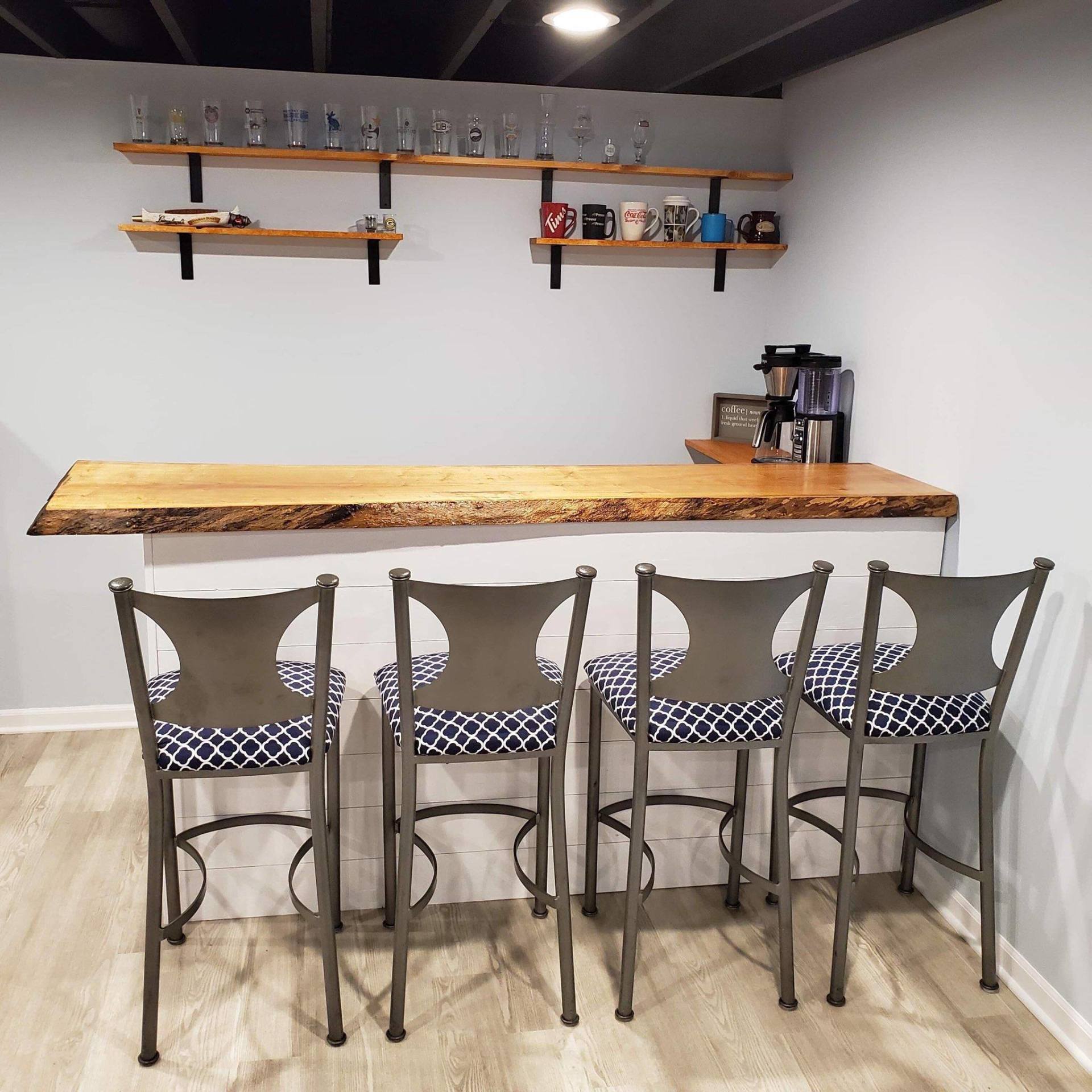 Live edge countertop