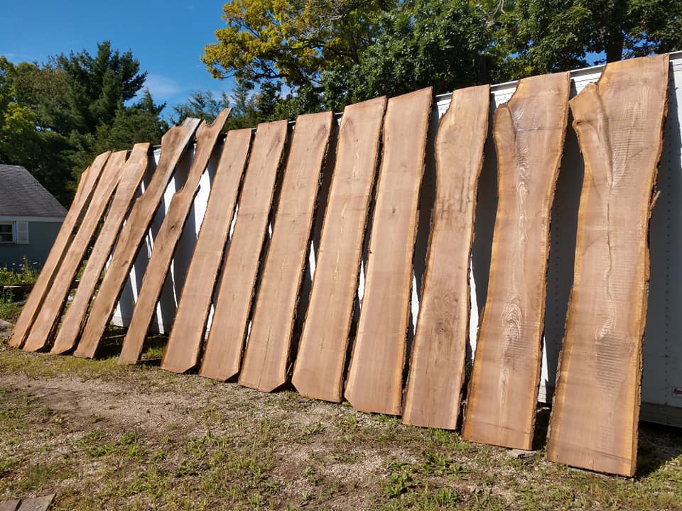 Kiln dried walnut slabs