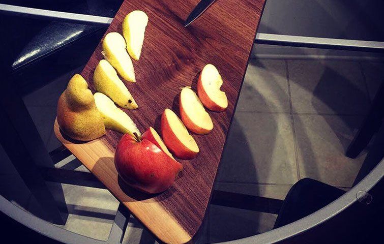 Hardwood cutting board