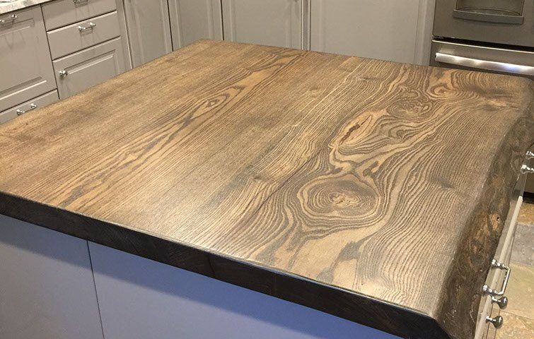 Live edge countertop