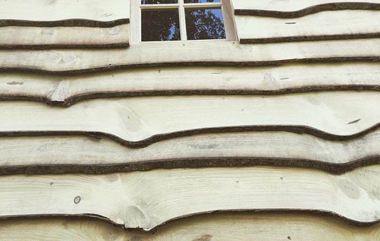 Live edge siding