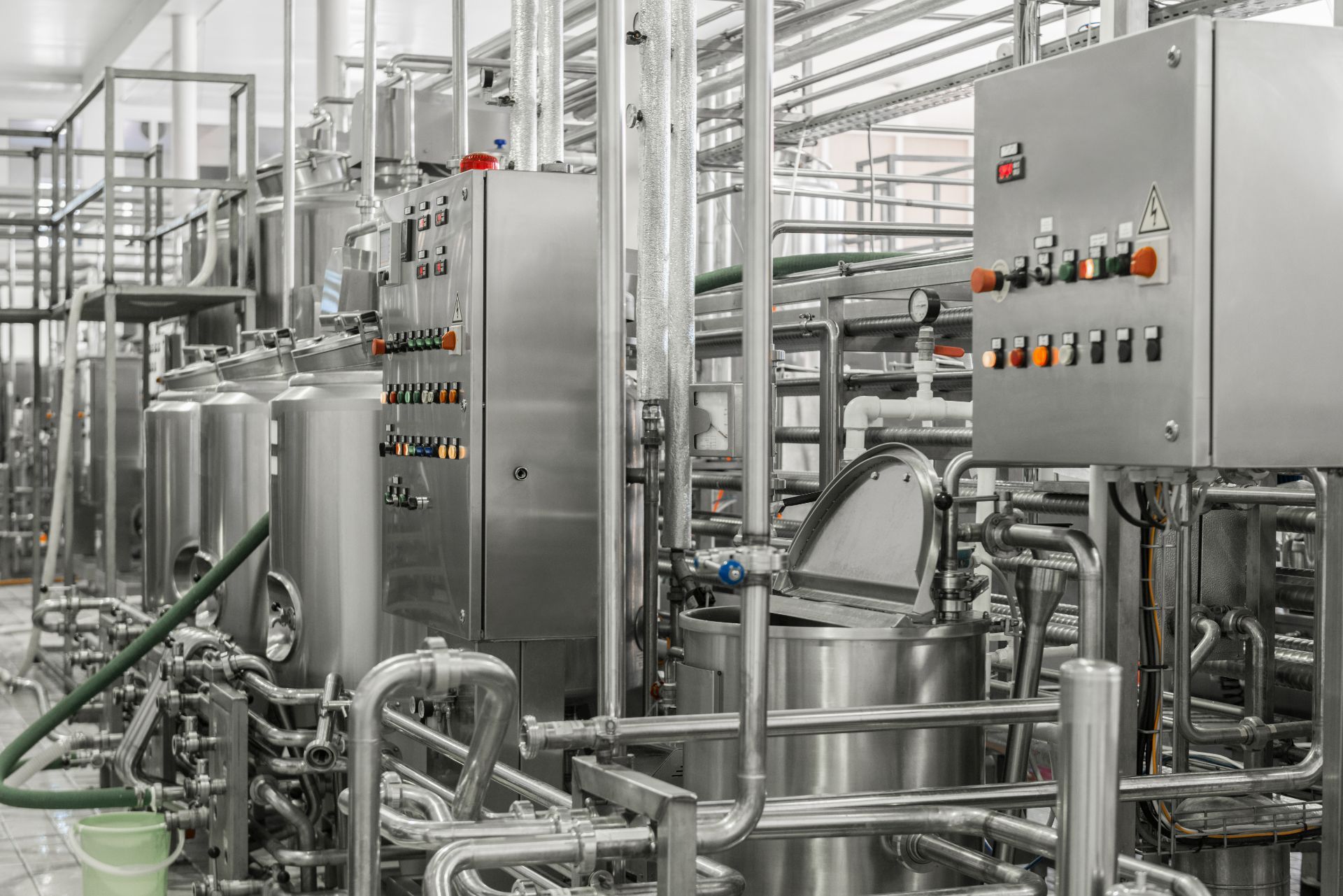 meter stacks and cabinets.