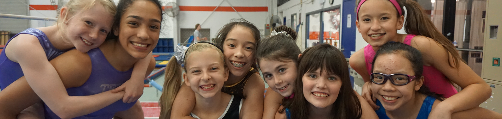 Happy Gymnast Girls
