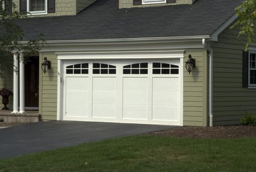 White Residential Garage Door - Michael Shumsky Garage Doors | Hudson | New Hampshire