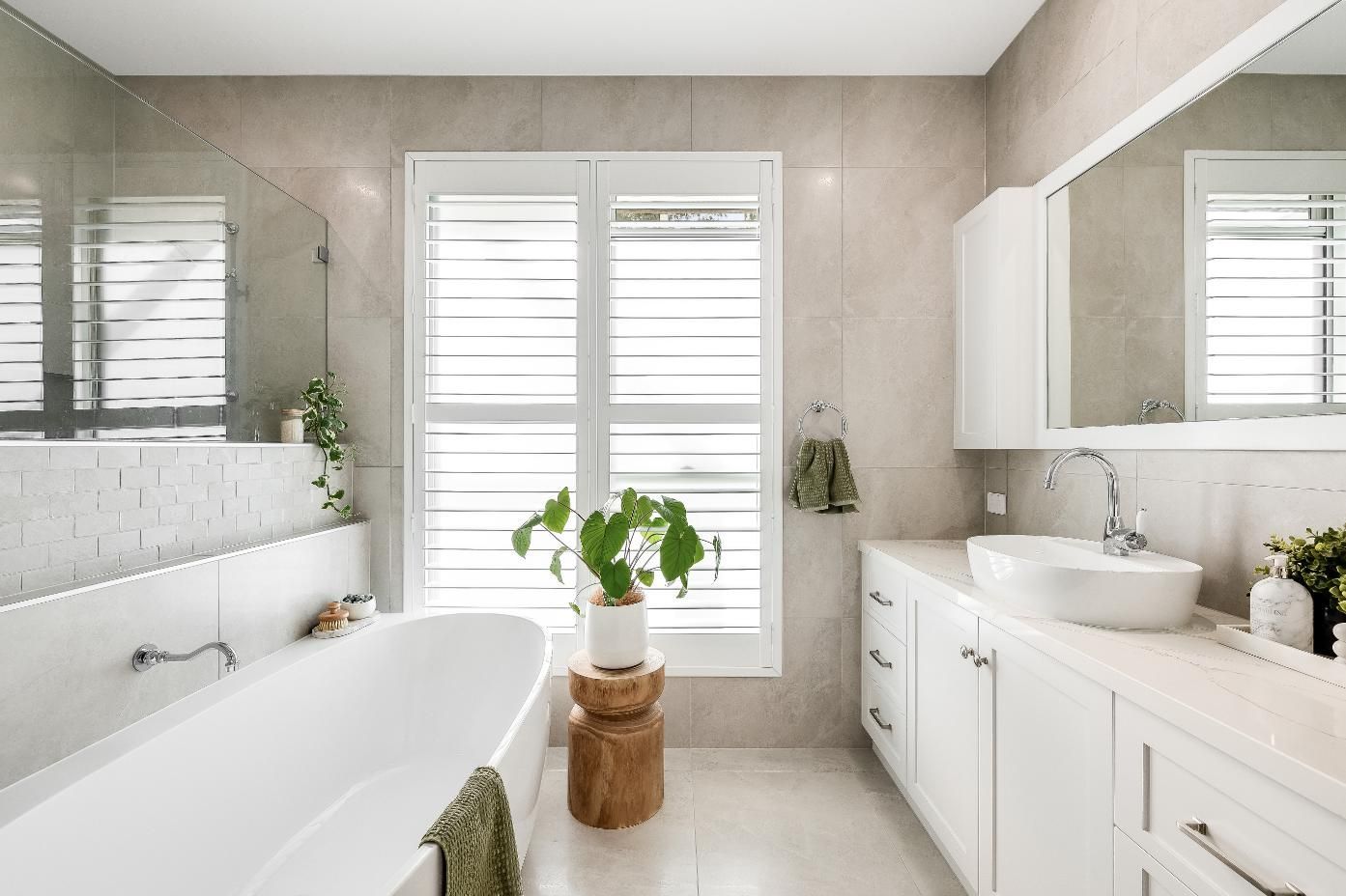 A Small Guest Bathroom — Windamere Homes in Highfields, QLD