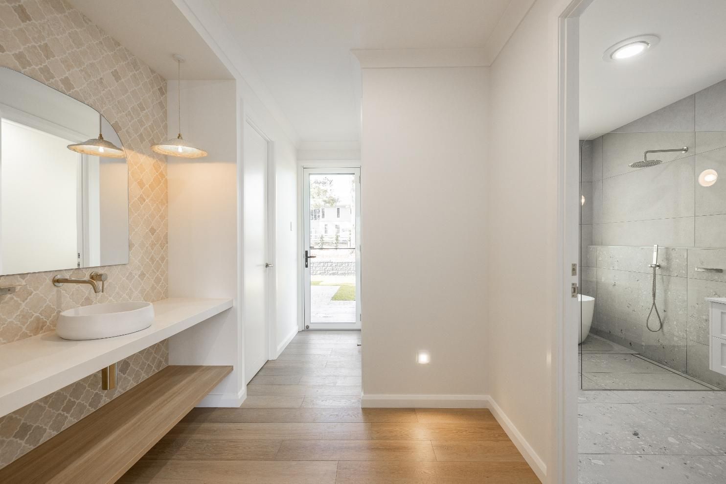 A Wide Restroom — Windamere Homes in Highfields, QLD