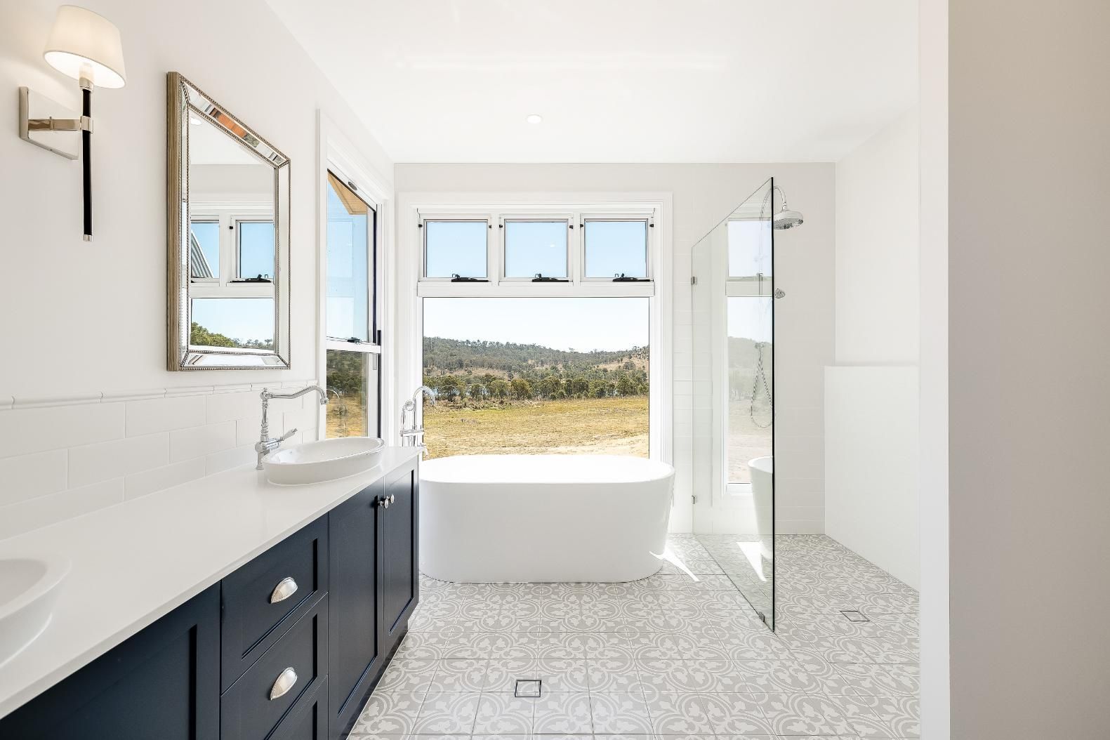 A Bathroom With Accessories — Windamere Homes in Highfields, QLD