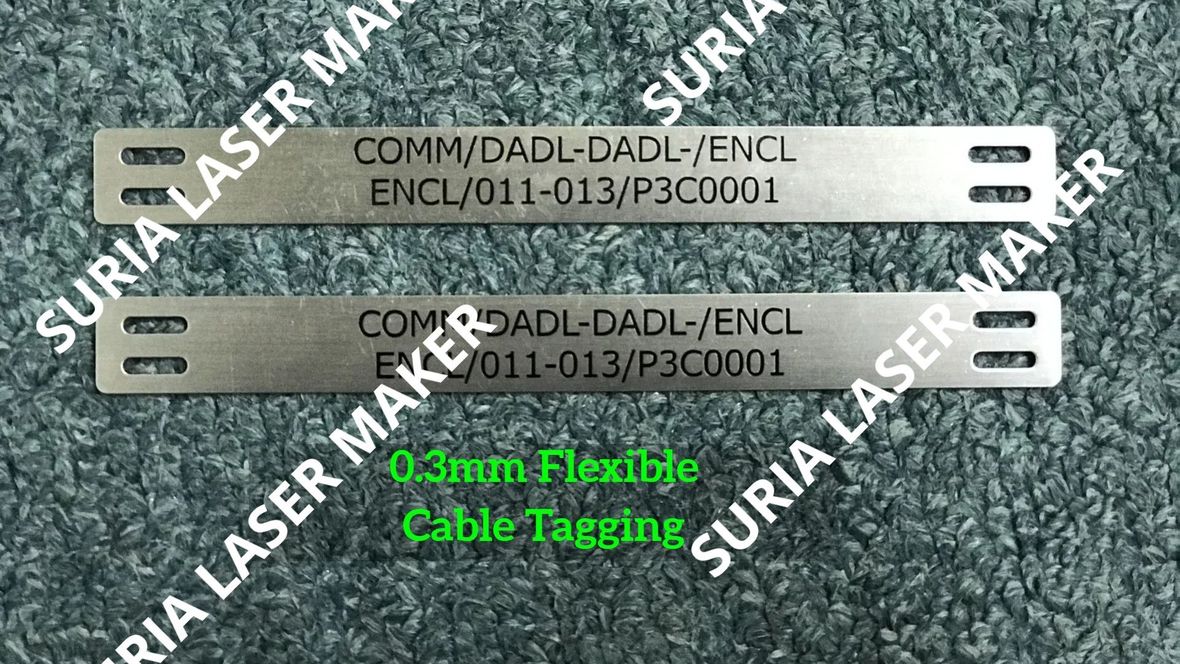 0.3mm Flexible Cable Tagging Stainless Steel Etching