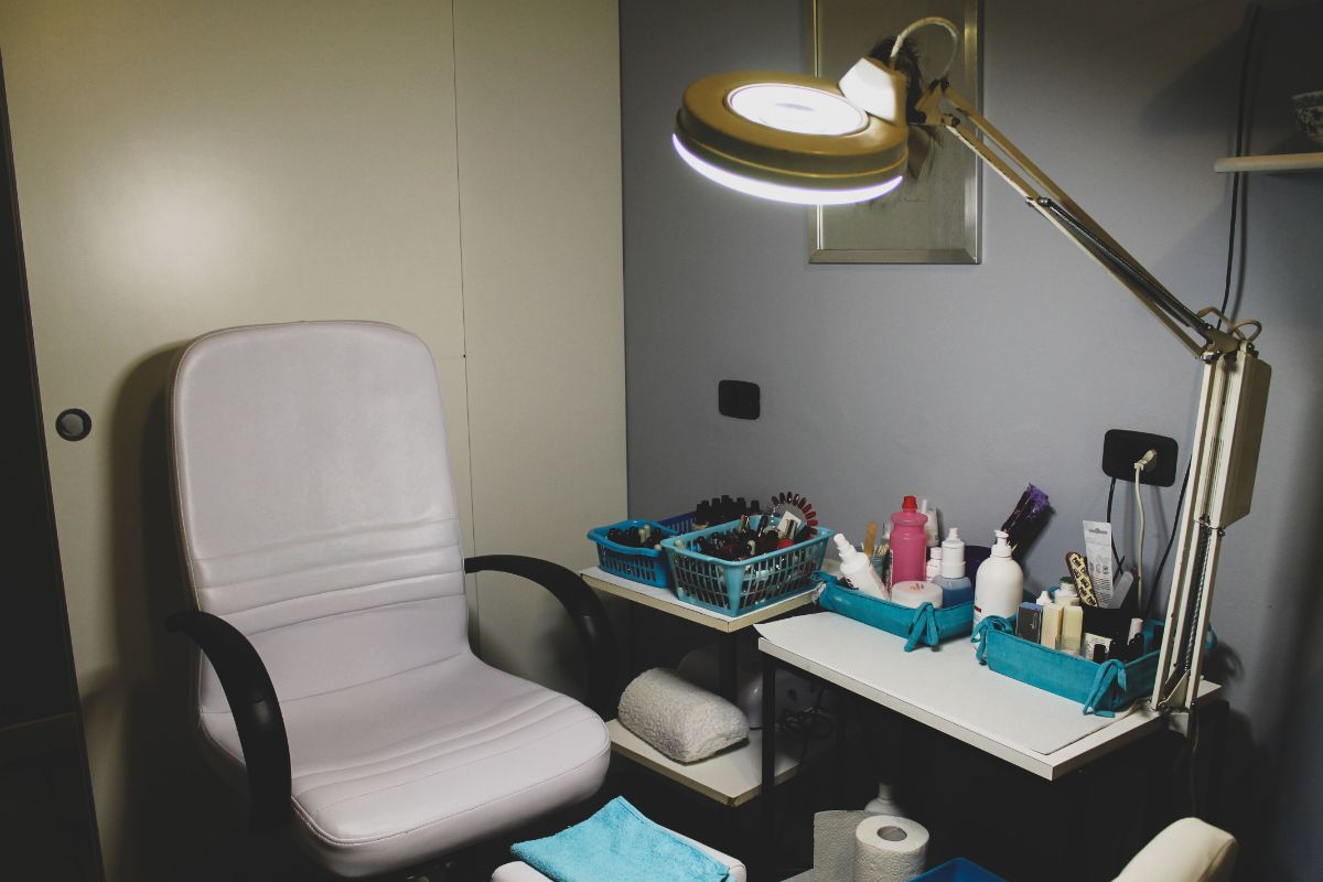 Poltrona per trattamenti estetici