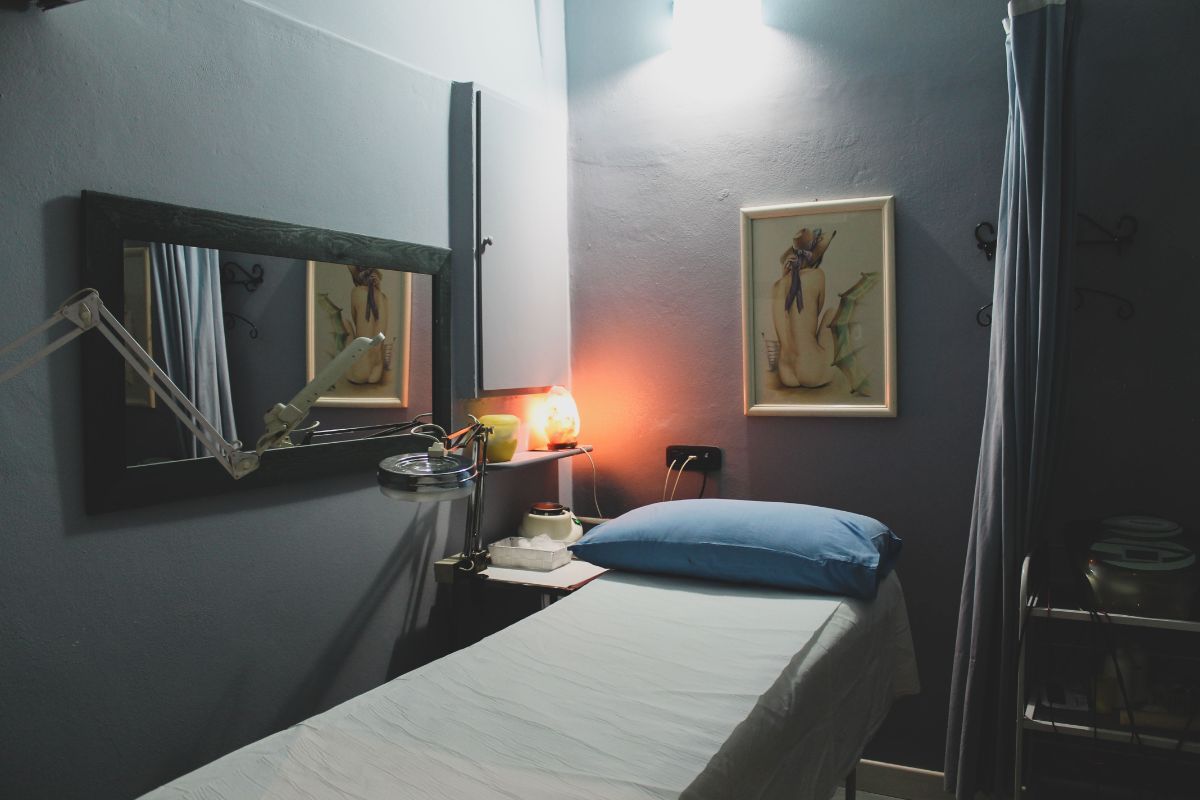 Lettino per massaggi