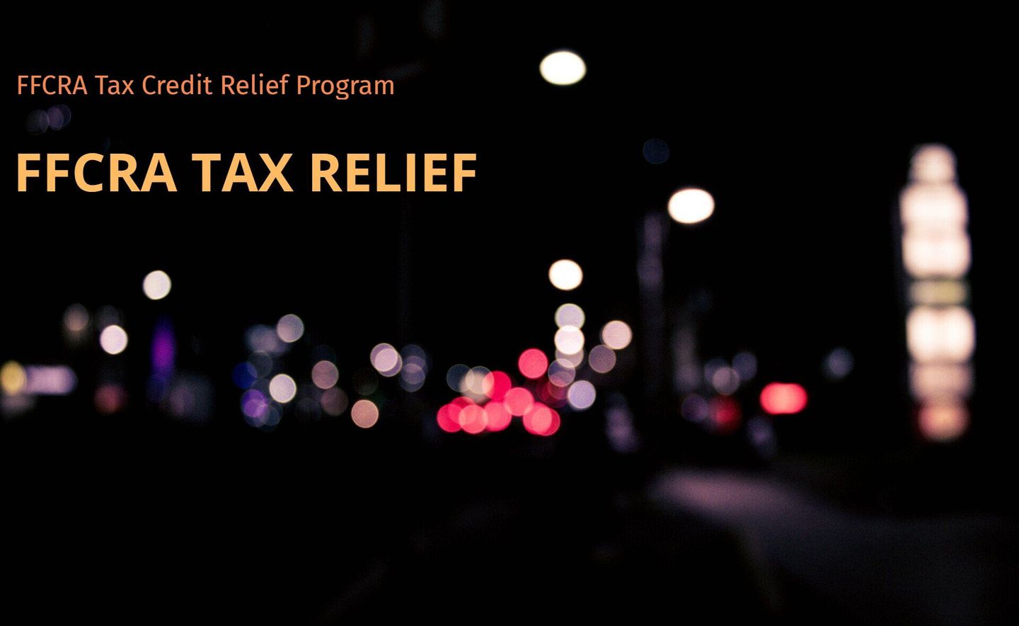 FFCRA Tax Relief