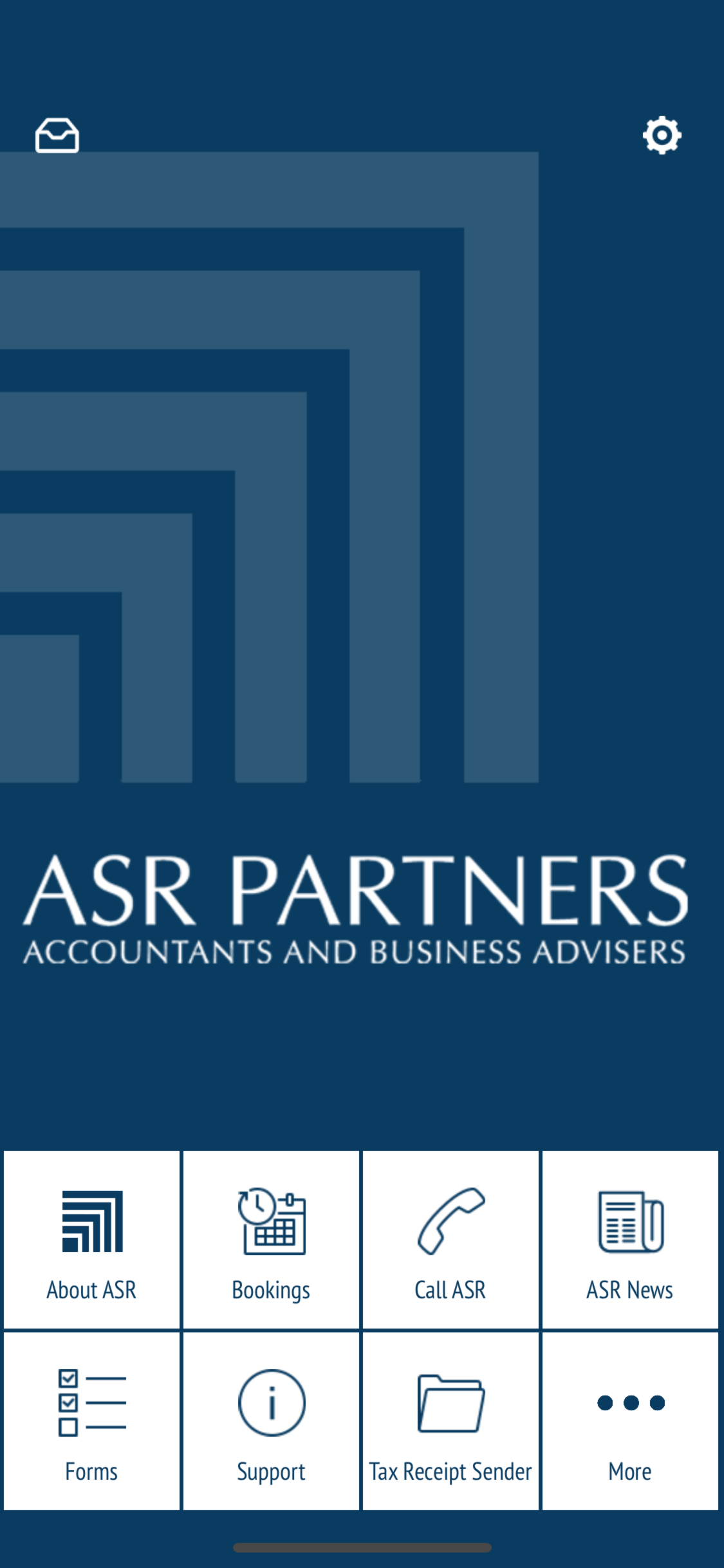 A screenshot of the asr partners app on a cell phone.