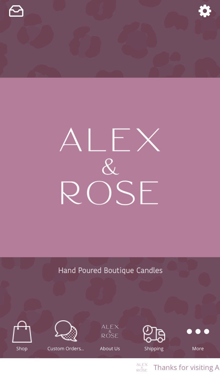 A purple background with the words alex and rose on it