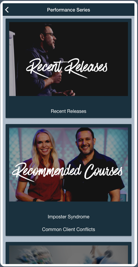 A man and a woman are standing next to each other on a screen.