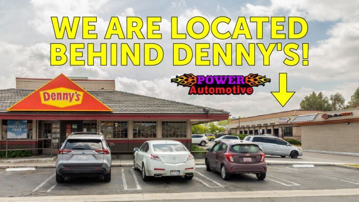 Power Automotive in Santa Clarita, CA is behind the Denny's
