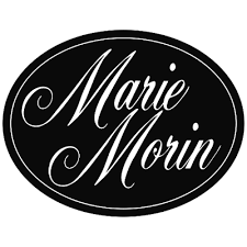 Un logo noir et blanc pour marie morin.