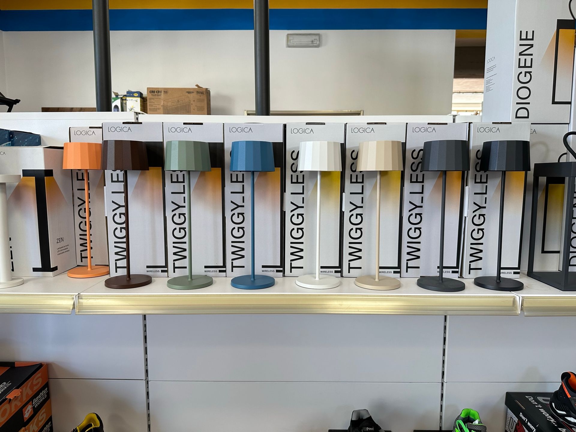 Lampade da tavolo ricaricabili in alluminio Marino Cristal