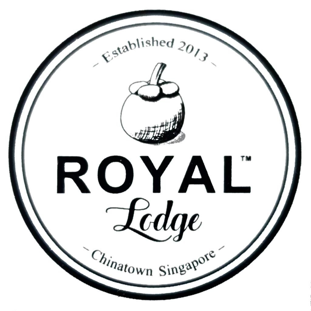 The logo for the Royal Lodge in Pagoda Street, Chinatown, Singapore